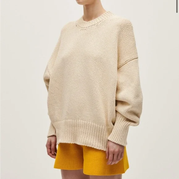 Babaa Cream Crew Neck Sweater - Picture 3 of 9